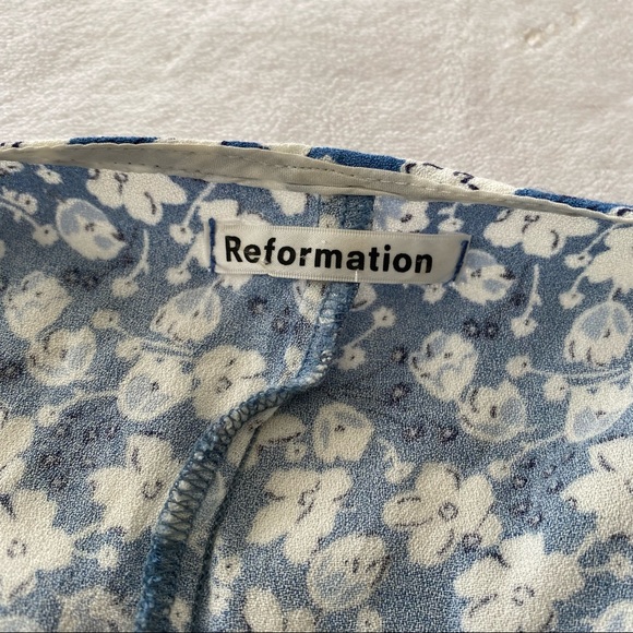 Reformation Poire Floral Wrap Blouse - Picture 6 of 12